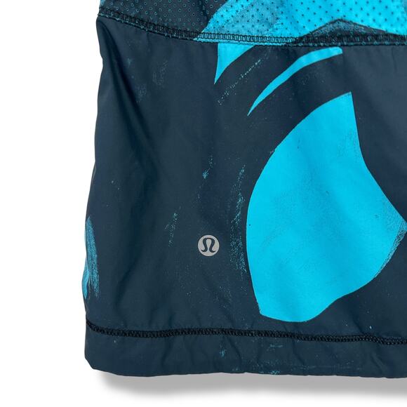 Lululemon Pack-It Vest Womens Size 4 Back Spin Stroke Peacock Blue Black - Picture 5 of 10